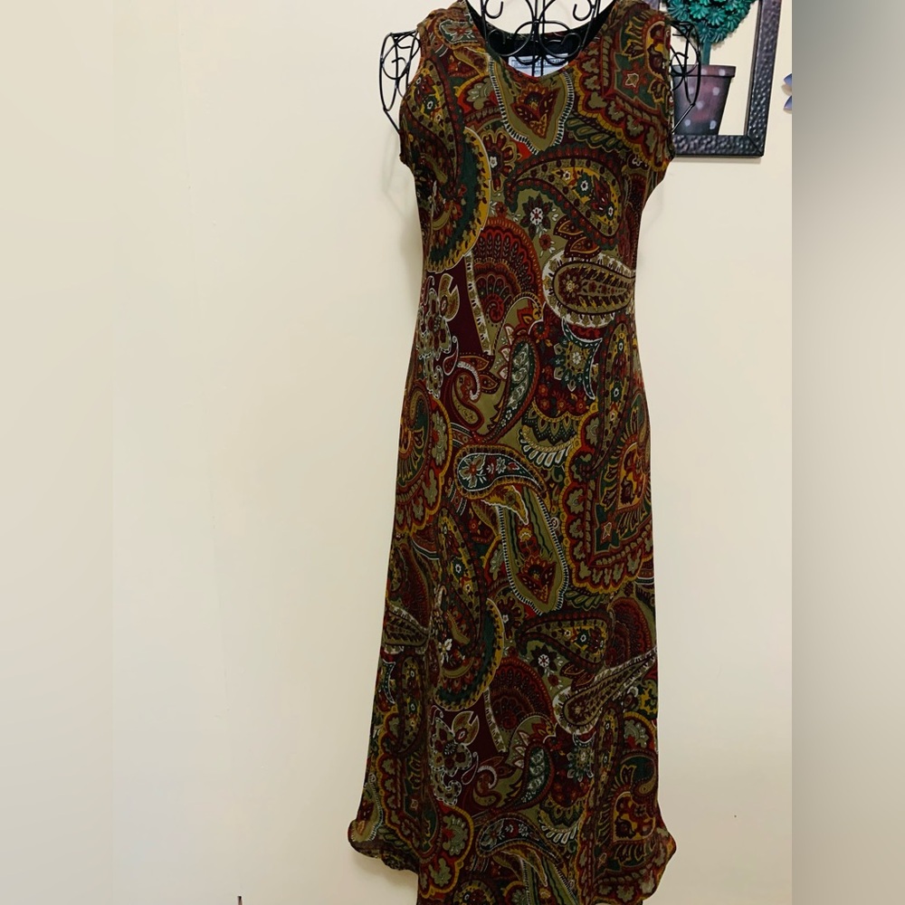 Jessica Howard One Shoulder Paisley Dress - Multicolor